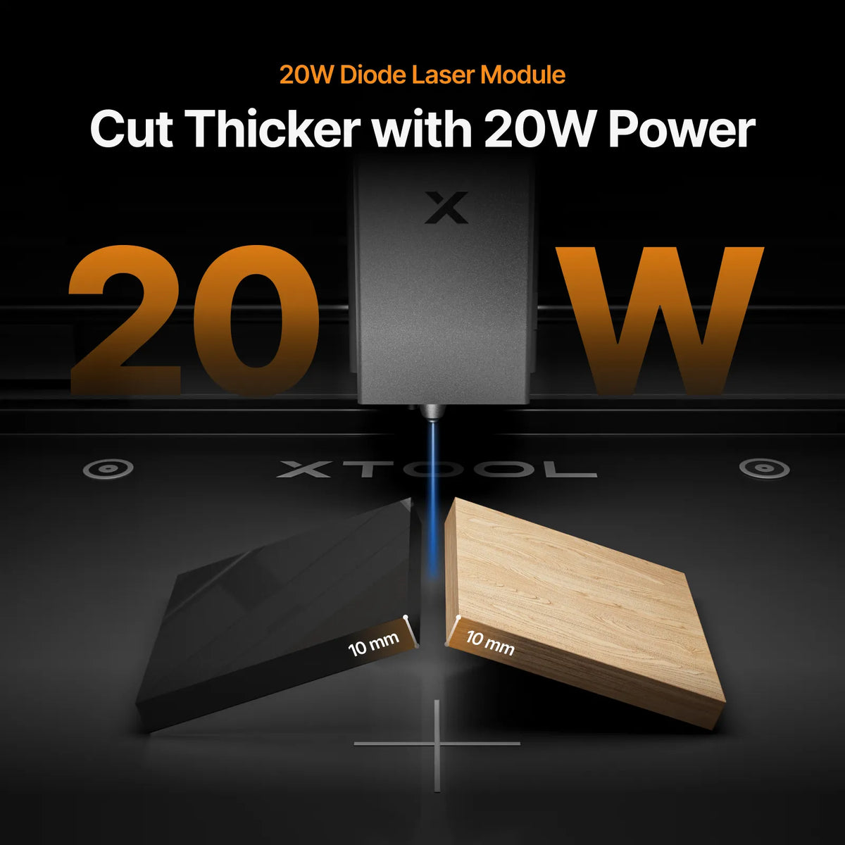 xTool M2 20W 455 nm Diode Module — official xTool product image 2