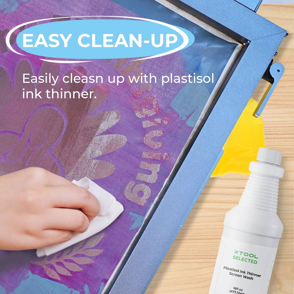 Puff Plastisol Ink - 100 ml x 4 — official xTool product image 4