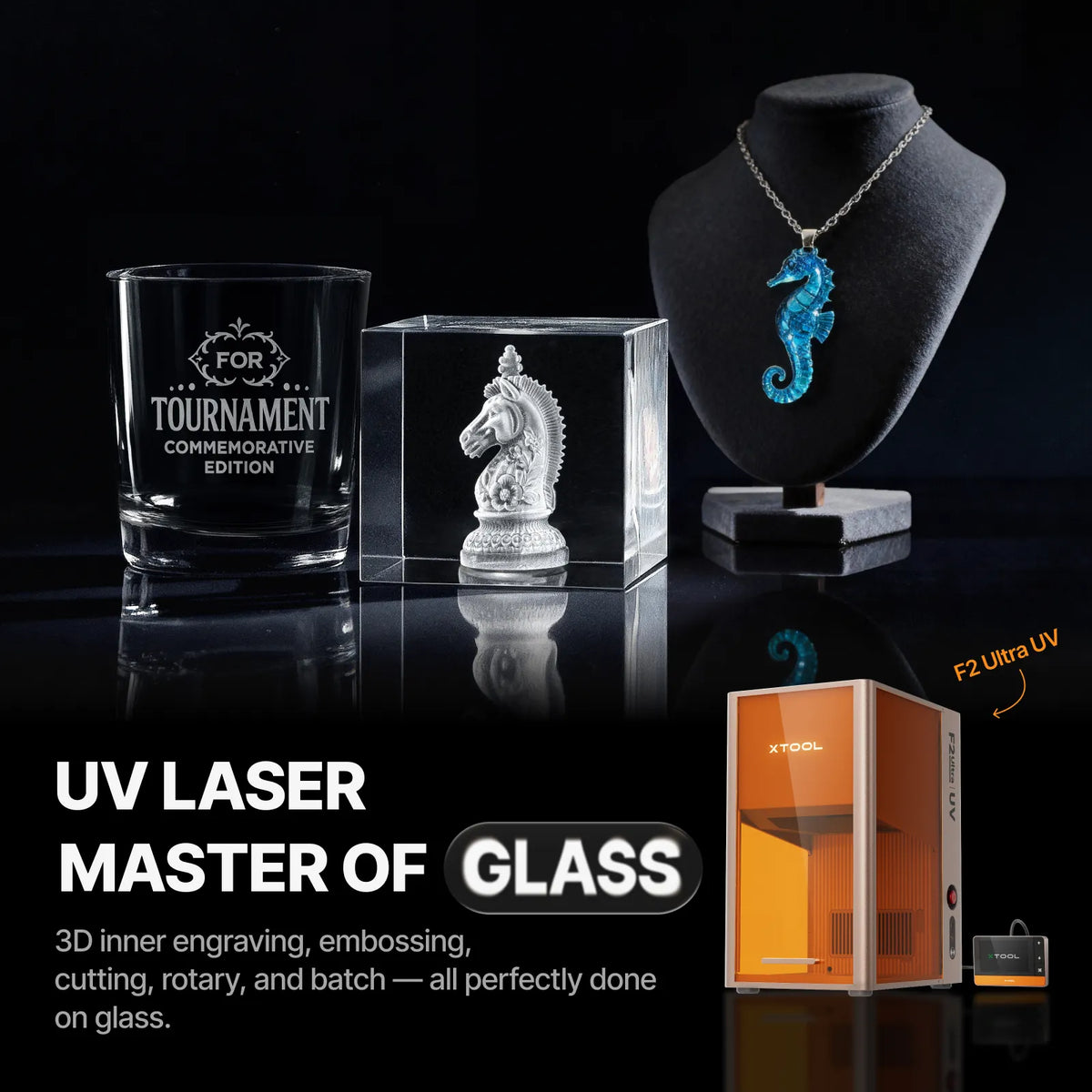 xTool F2 Ultra Single and F2 Ultra UV Duo Bundle — official xTool product image 4