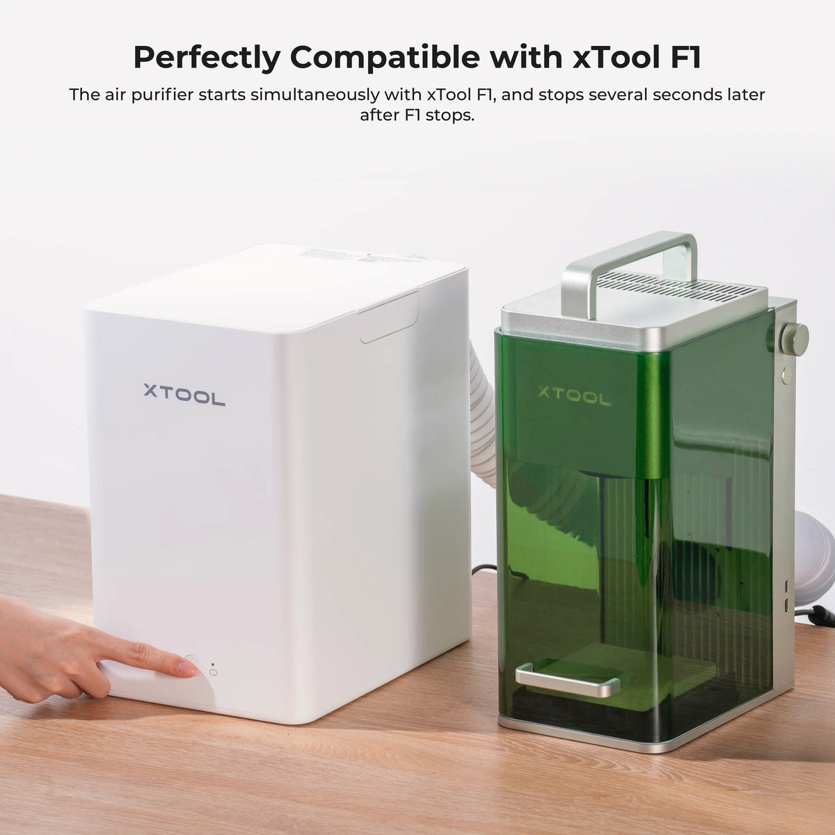 xTool Desktop Smoke Purifier — official xTool product image 3