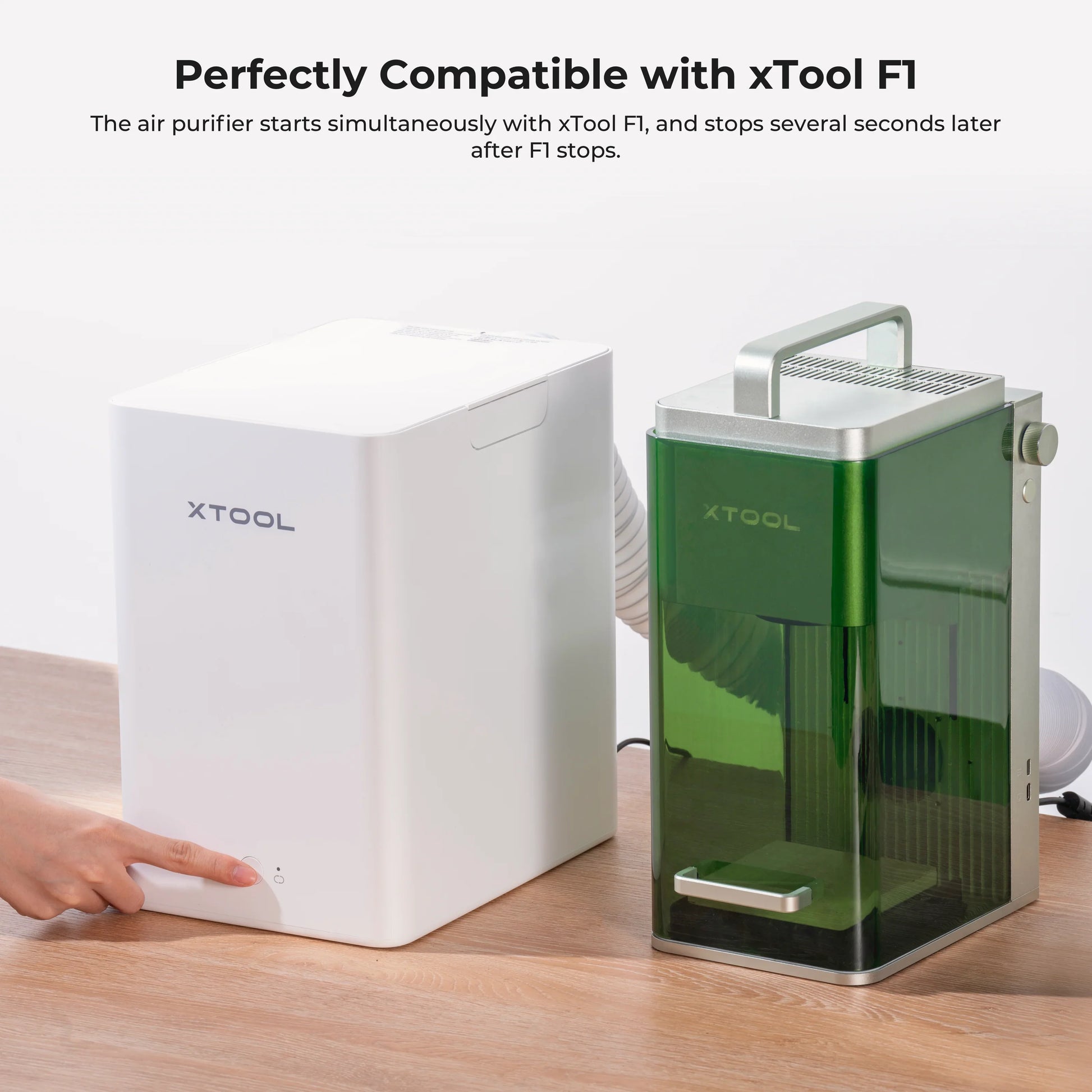 xTool Desktop Smoke Purifier — official xTool product image 3