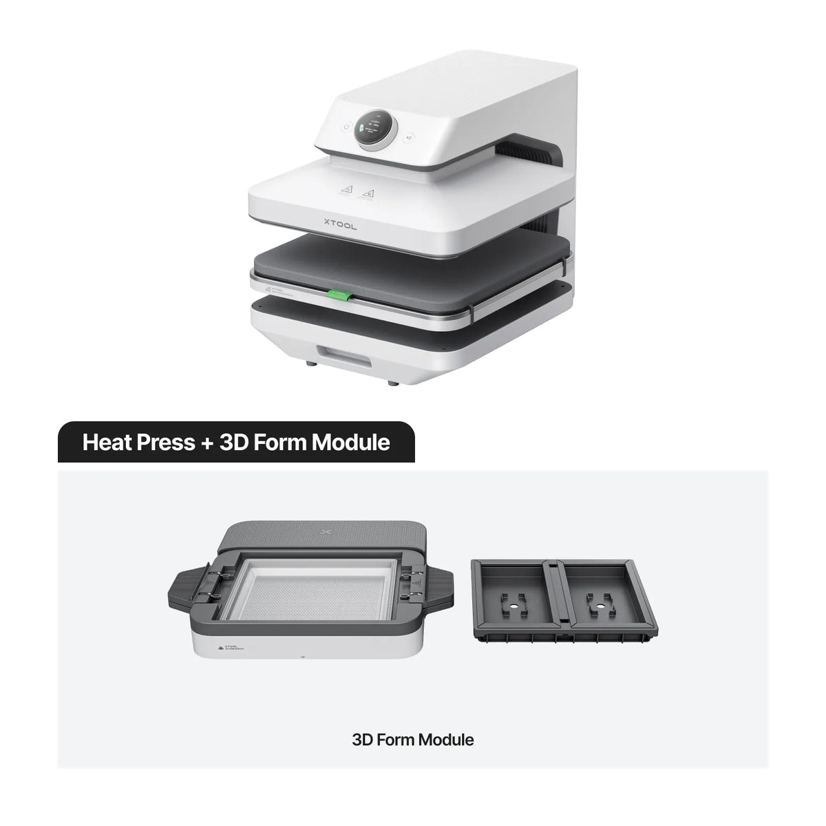 xTool WonderPress with 3D Form Module — official xTool product image