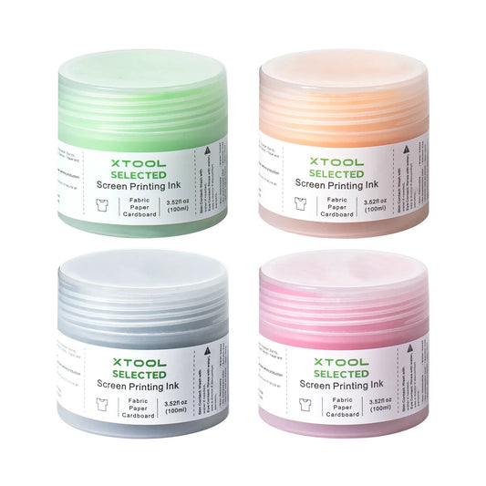 Photochromic Screen Printing Ink - 100 ml x 4 — official xTool product image