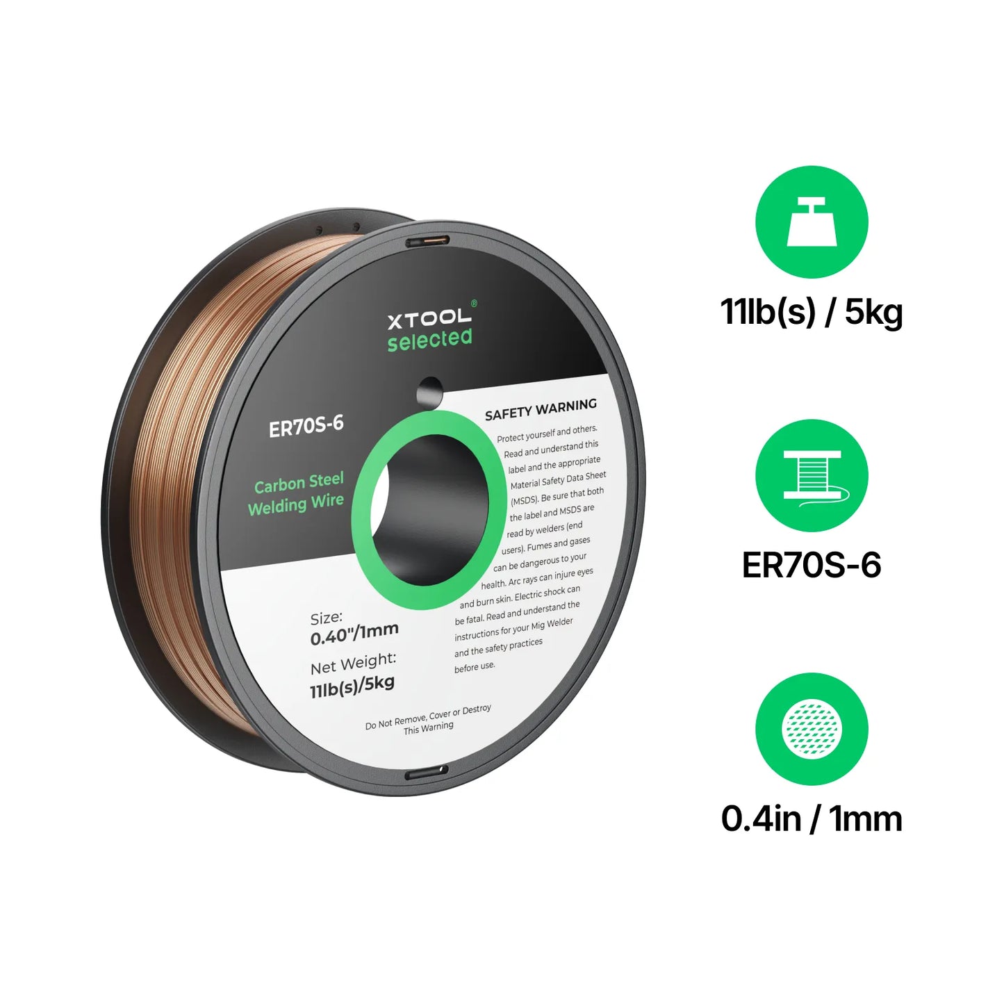 xTool Carbon Steel Welding Wire — official xTool product image 3