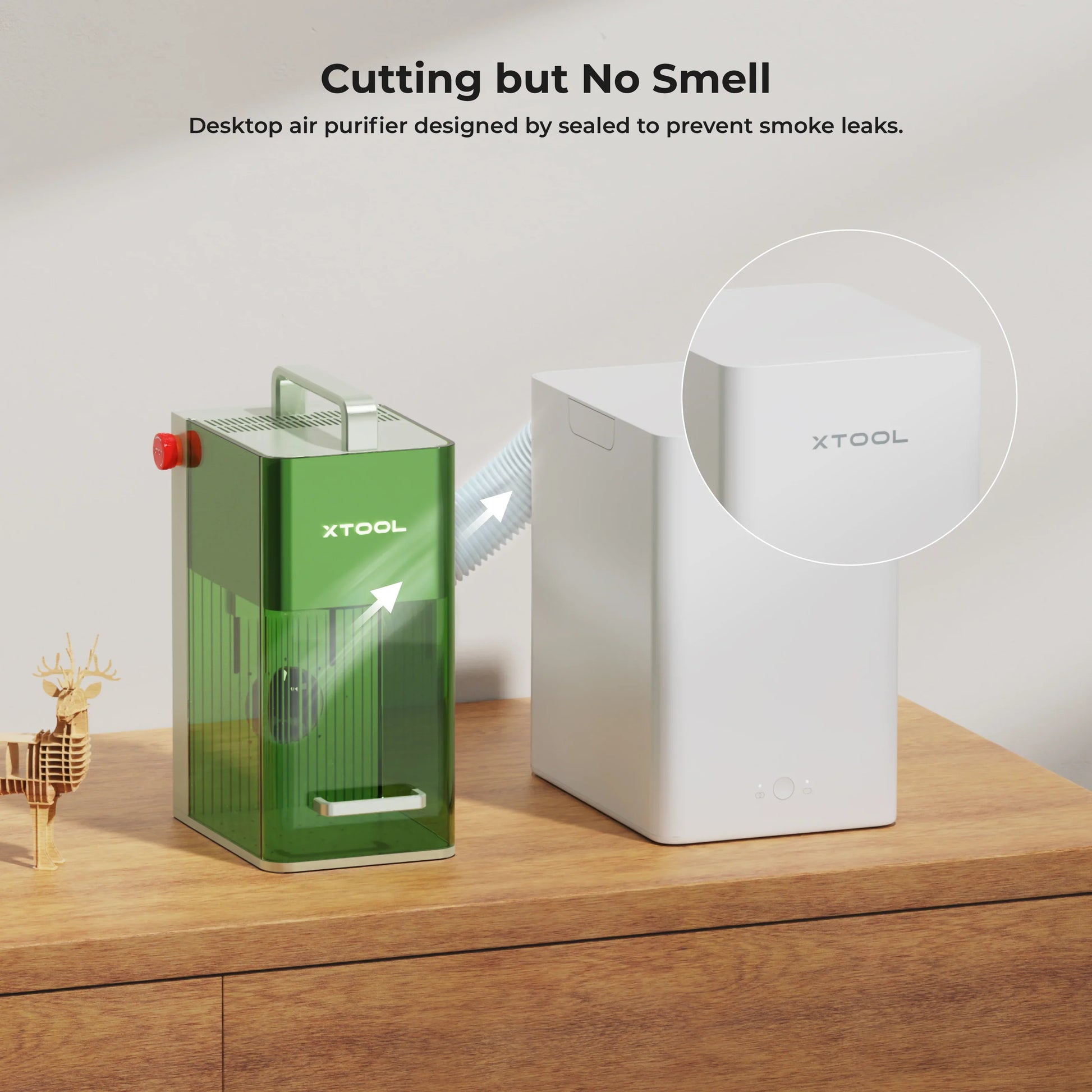 xTool Desktop Smoke Purifier — official xTool product image 4