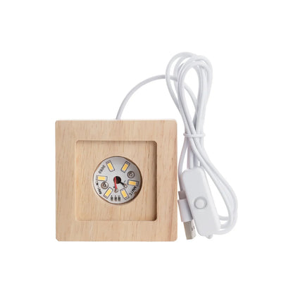 LED Display Stand Rectangular Crystal - 1 Pack — official xTool product image