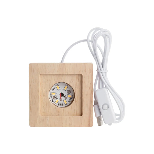 LED Display Stand Rectangular Crystal - 1 Pack — official xTool product image
