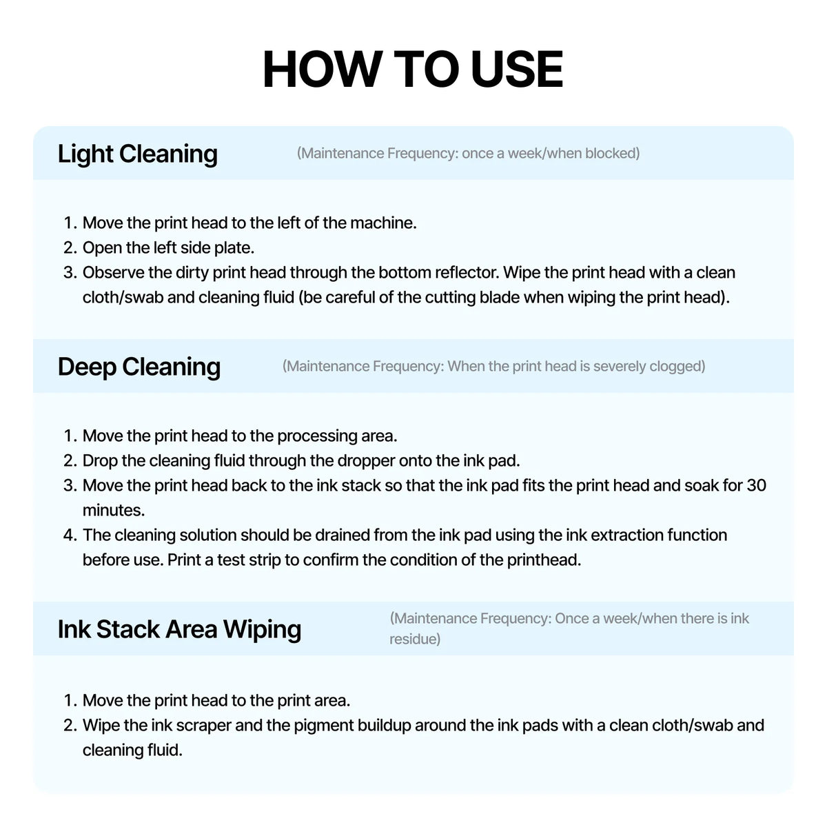 xTool Selected Apparel Printer Cleaning Liquid 100 ml — official xTool product image 3