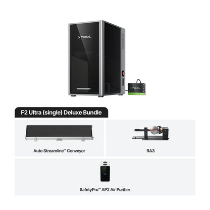 xTool F2 Ultra Single Deluxe Bundle — official xTool product image
