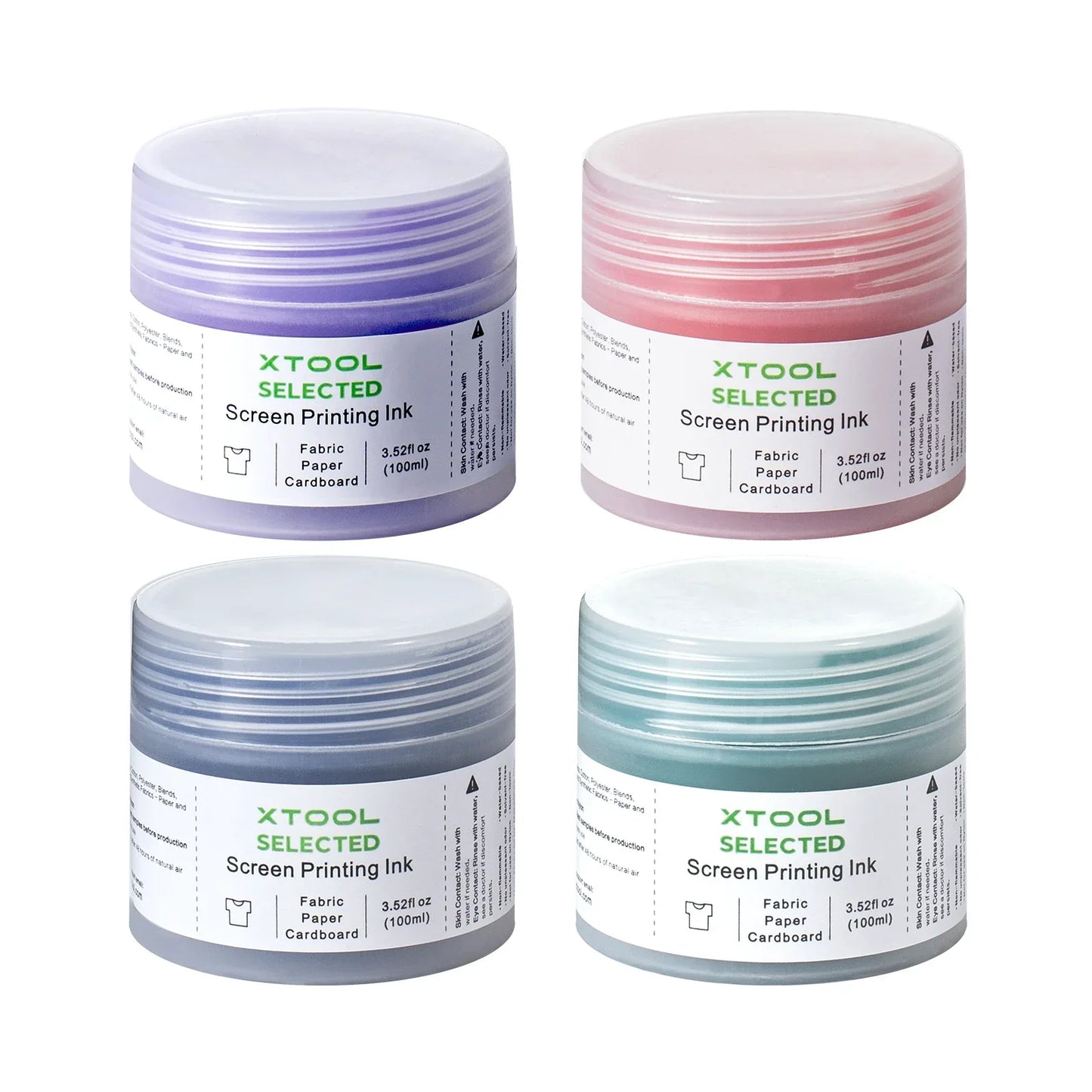 Thermochromic Screen Printing Ink - 100 ml x 4 — official xTool product image