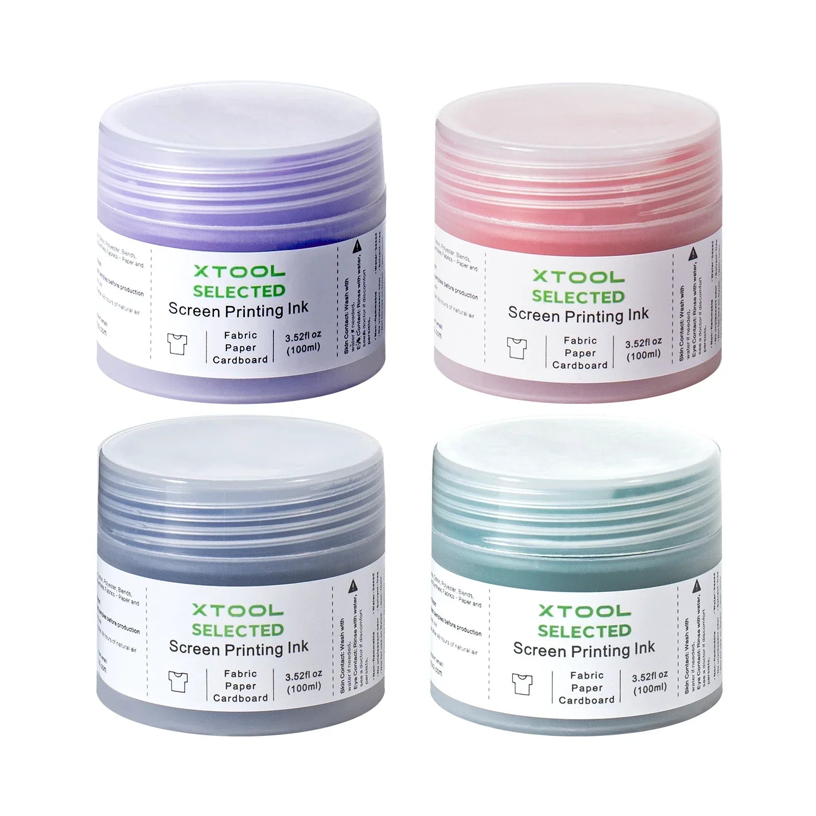 Thermochromic Screen Printing Ink - 100 ml x 4 — official xTool product image