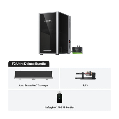 xTool F2 Ultra Deluxe Bundle — official xTool product image