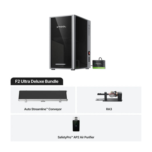 xTool F2 Ultra Deluxe Bundle — official xTool product image