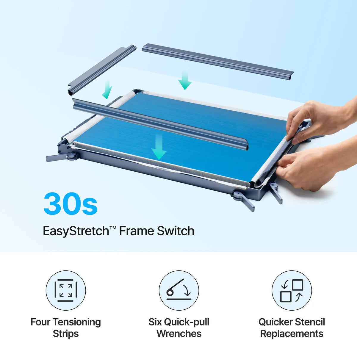11.5 x 16 Screen Printing Frame — official xTool product image 5