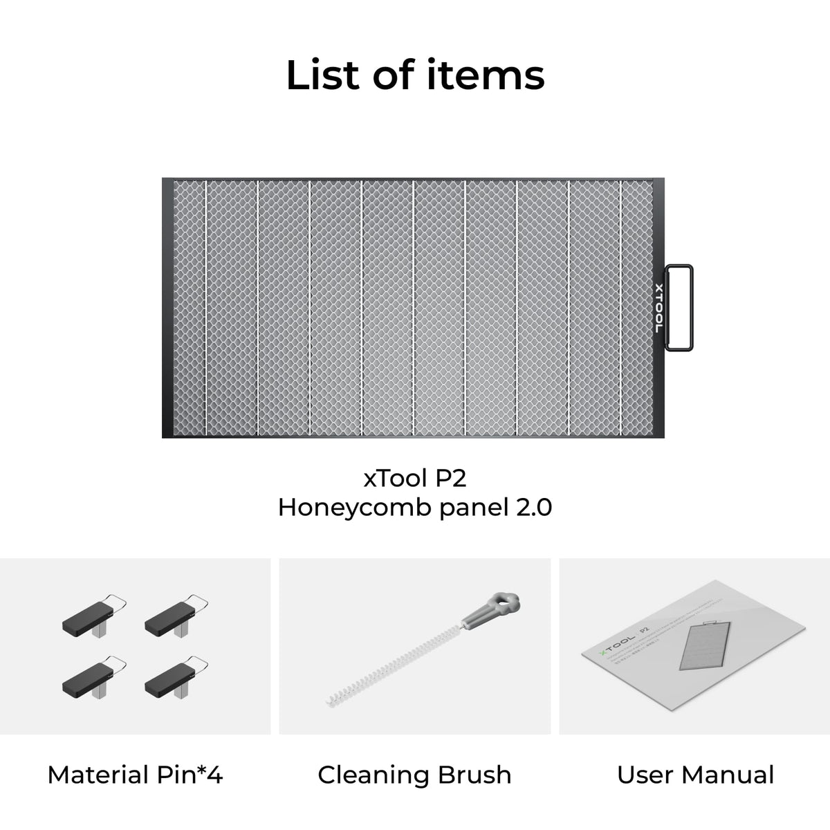 xTool P2 Honeycomb Panel 2.0 — official xTool product image 2