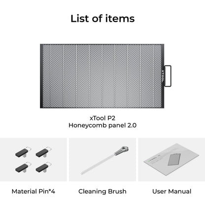 xTool P2 Honeycomb Panel 2.0 — official xTool product image 2