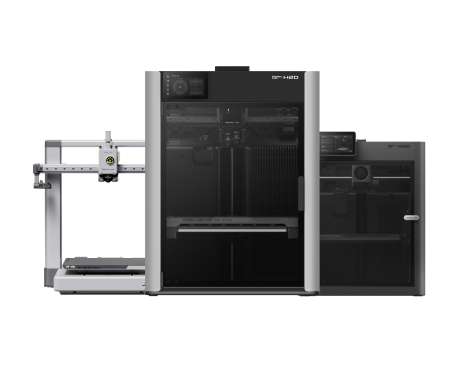 Three Bambu Lab printers